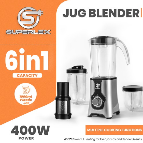 Superlex food blender 6in1 - superlex,